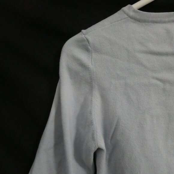 MEXX - Women | medium | Light Blue Button-Up V-Neck Cardigan - Picture 9 of 16